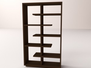 bookshelf v1 3D Model