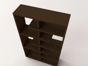 книжкова полиця v1 3D Модель