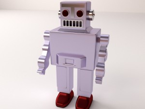 classic robot Model 3D