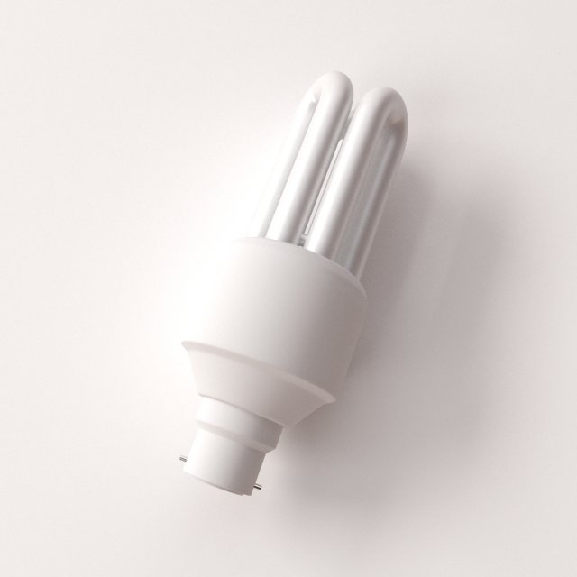 cfl bulb 3D Model .c4d .max .obj .3ds .fbx .stl .blend 