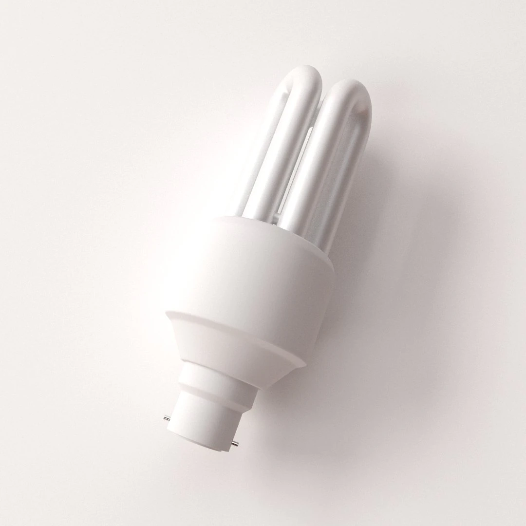 cfl bulb 3D Model .c4d .max .obj .3ds .fbx .stl .blend 
