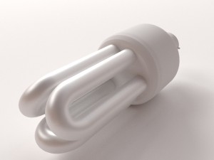 cfl bulb 3D Model