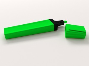 highlighter pen 3Dモデル