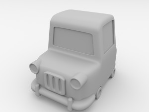 cartoon car Modelo 3D