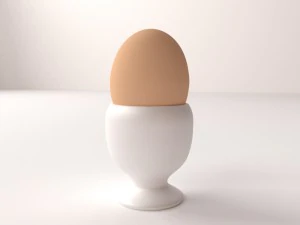 чашка для яиц 3D Модель
