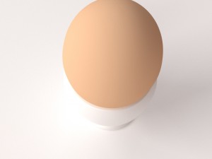 egg cup Model 3D