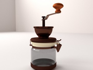 coffee grinder 3D मॉडल