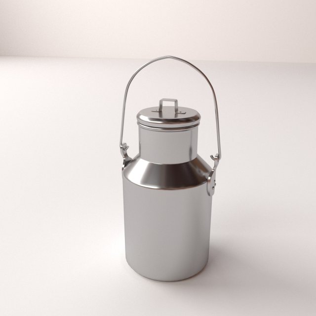 milk can Modèle 3D .c4d .max .obj .3ds .fbx .stl .blend 