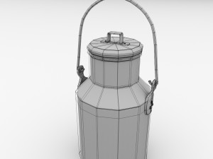 milk can Modèle 3D