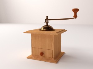 antique coffee grinder 3D Model