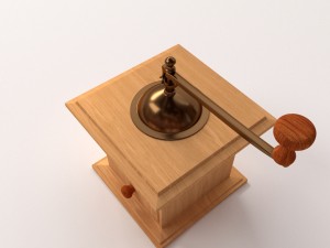 antique coffee grinder 3D Model