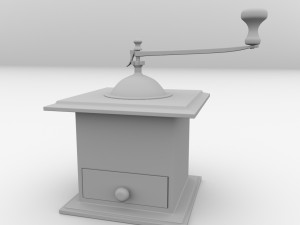 antique coffee grinder 3D Model