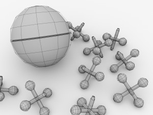 jacks and ball set 3D मॉडल
