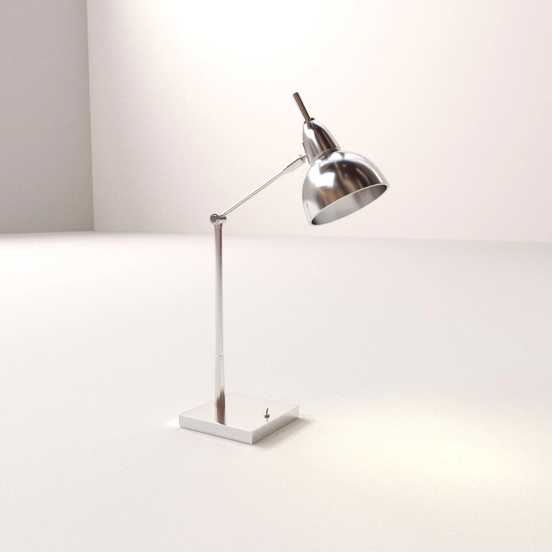 desk lamp 3D Model .c4d .max .obj .3ds .fbx .stl .blend 