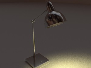 desk lamp 3D मॉडल