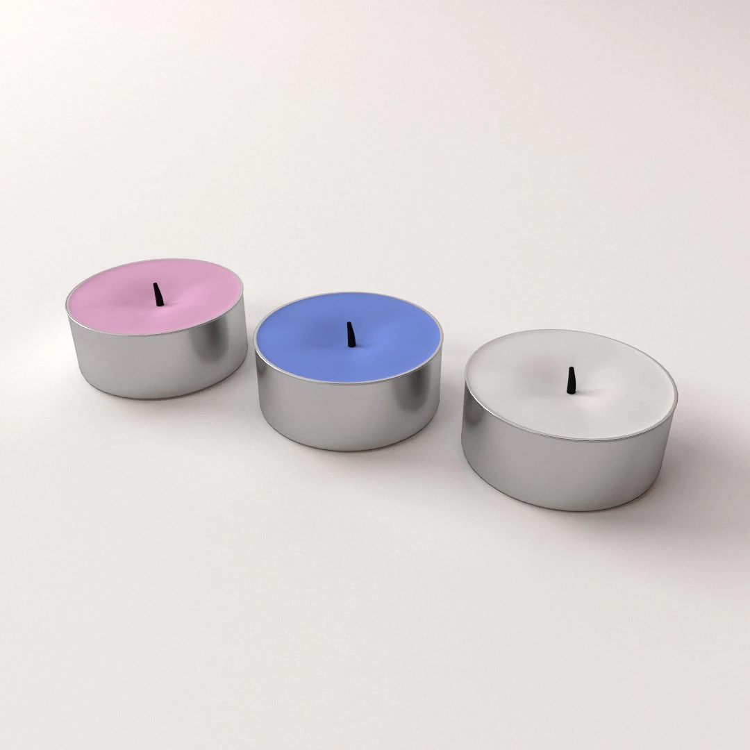 aromatherapy candle 3D Model .c4d .max .obj .3ds .fbx .stl .blend 