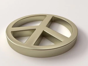 peace symbol 3D Model
