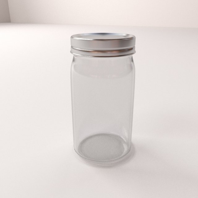 mason jar 3D Model .c4d .max .obj .3ds .fbx .stl .blend