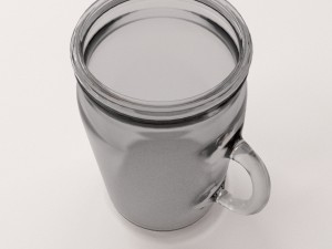 mason jar with handle 3D Model