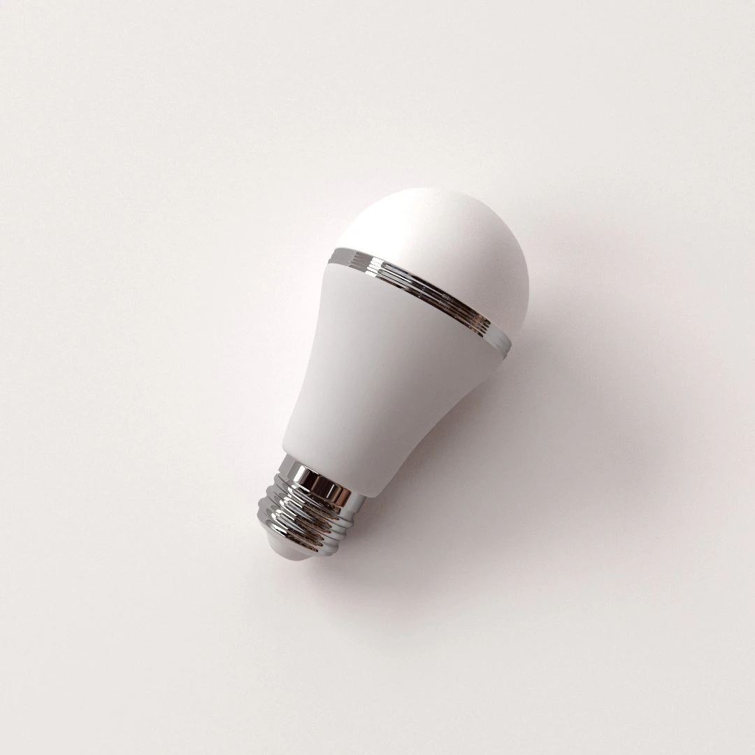 led bulb 3D Model .c4d .max .obj .3ds .fbx .stl .blend 