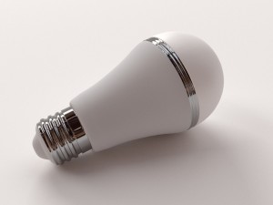 led bulb 3D 模型