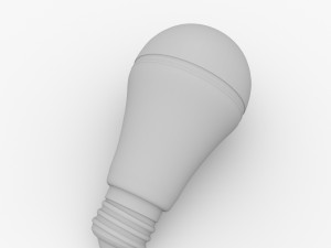 led bulb 3D 模型
