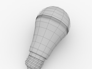 led bulb 3D 模型