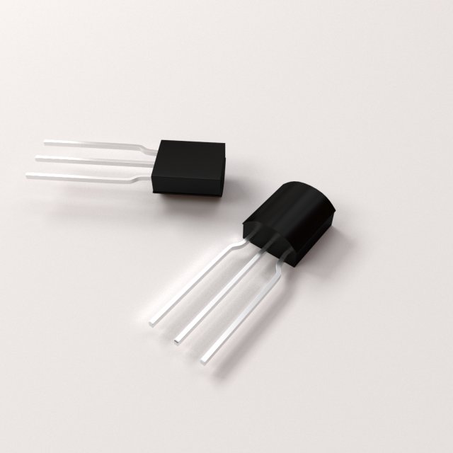 transistor 3D 模型 .c4d .max .obj .3ds .fbx .stl .blend 