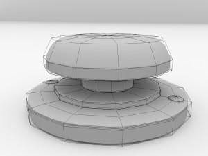 emergency button Modèle 3D