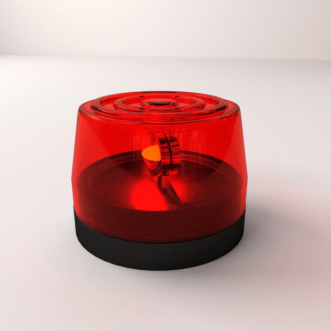strobe light 3D Model .c4d .max .obj .3ds .fbx .stl .blend 