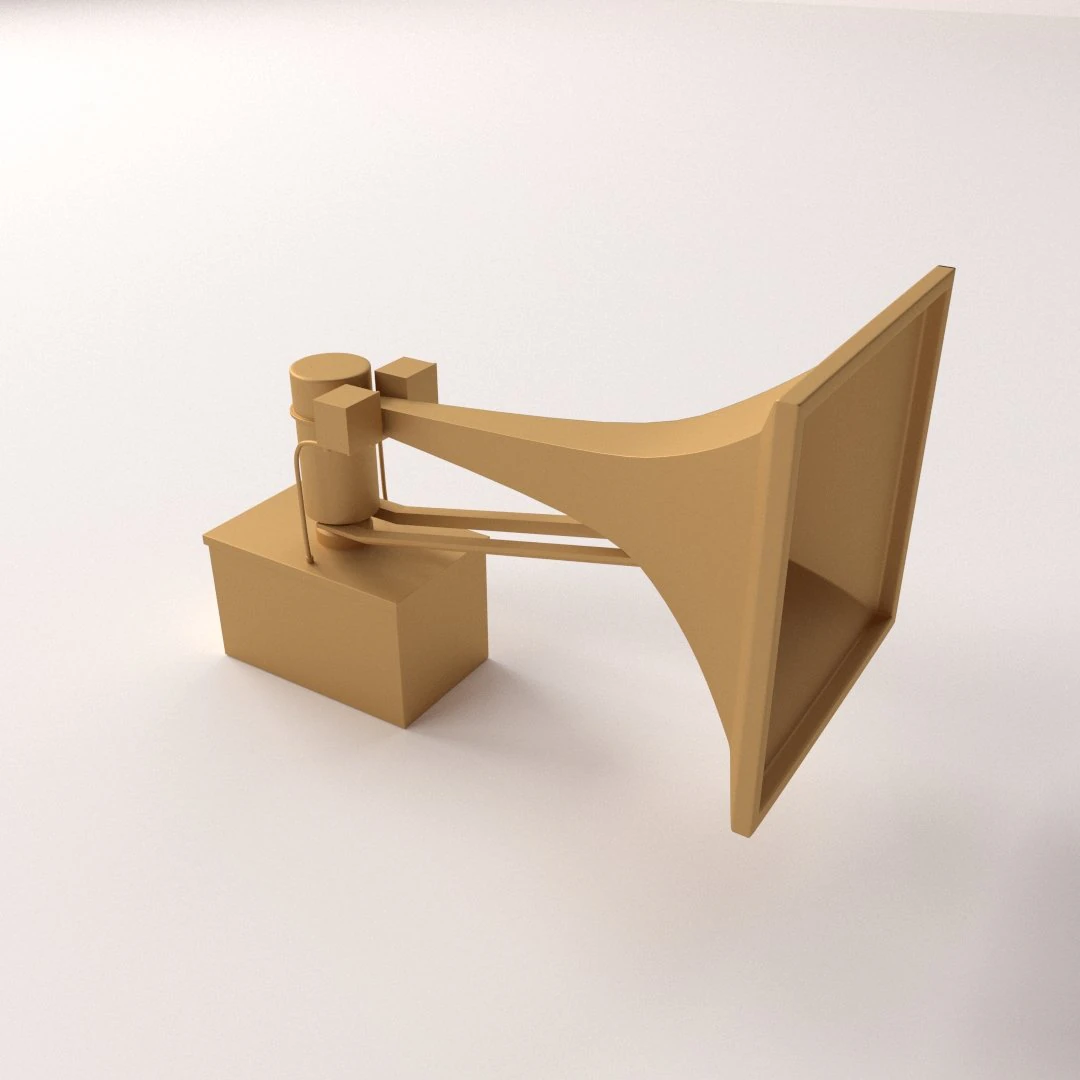 tornado siren 3D Model .c4d .max .obj .3ds .fbx .stl .blend 