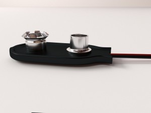 battery snap 3D 模型