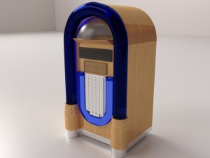 diner jukebox 3D Model