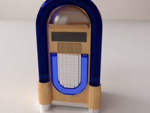 diner jukebox 3D 모델