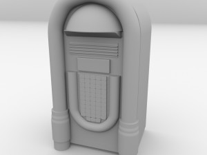 diner jukebox 3D 모델