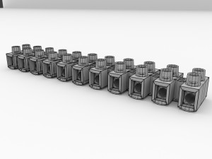 terminal block 3D Model
