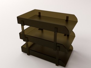 document tray 3D 모델