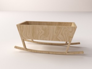 baby cradle v2 Modèle 3D