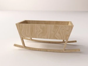 дитяча колиска v2 3D Модель