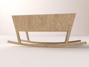 baby cradle v2 3D 모델