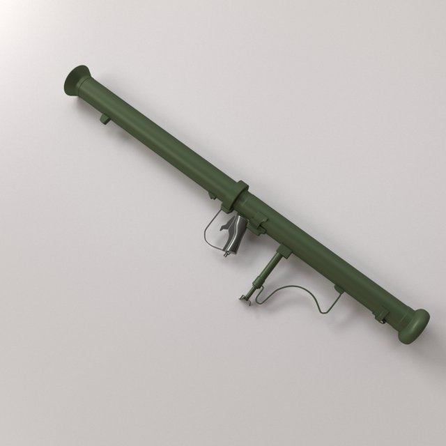 m20 bazooka 3D Model .c4d .max .obj .3ds .fbx .stl .blend 