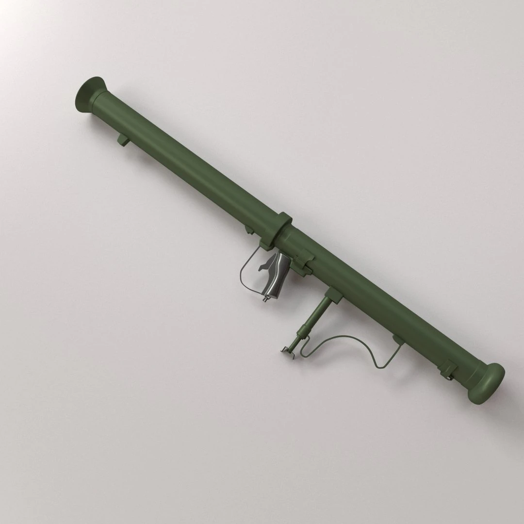 m20 bazooka 3D Model .c4d .max .obj .3ds .fbx .stl .blend 