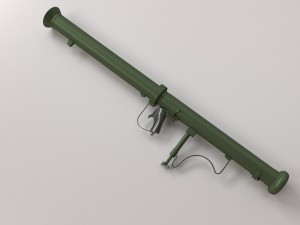 m20 bazooka 3D Model