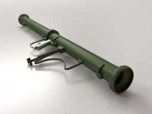 m20 bazooka 3D Model