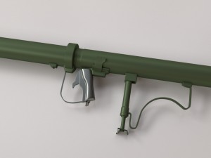 m20 bazooka 3D Model