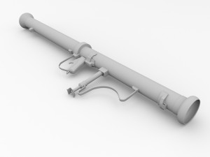 m20 bazooka 3D Model