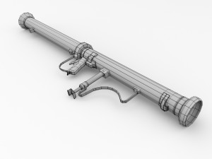 m20 bazooka 3D Model