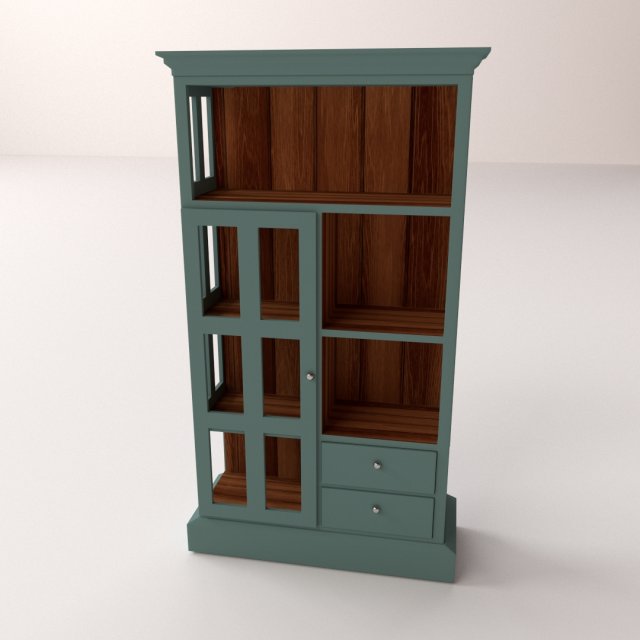 bookcase Modelo 3D .c4d .max .obj .3ds .fbx .stl .blend 