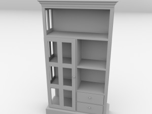 bookcase Modelo 3D