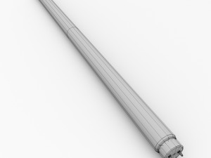 fluorescent tube 3D 모델